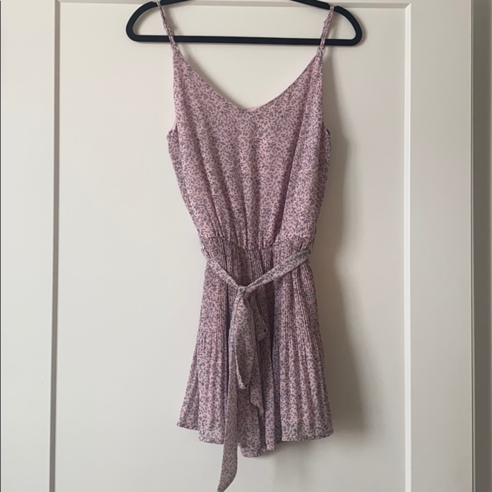 She and Sky Pink Floral Romper